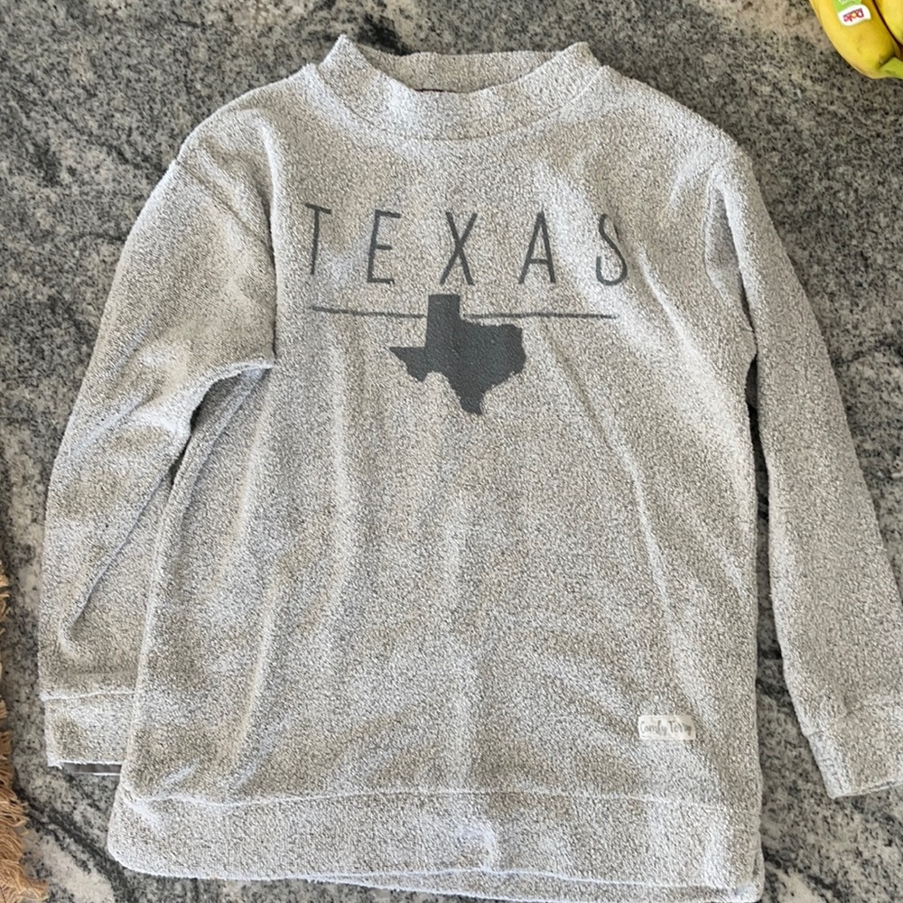 Texas oversized terry pullover